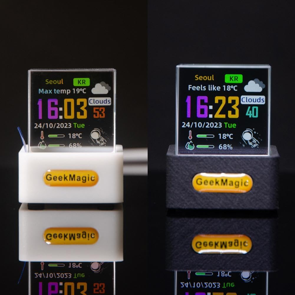 GeekMagic Mini 3D Hologram Cube Display