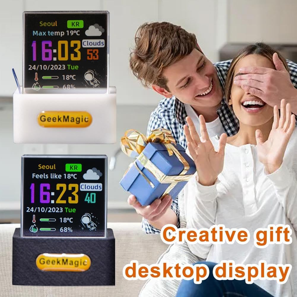 GeekMagic Mini 3D Hologram Cube Display