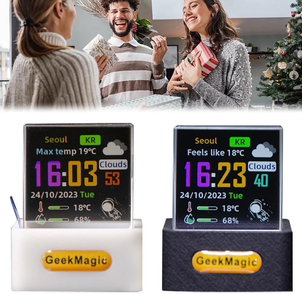 GeekMagic Mini 3D Hologram Cube Display