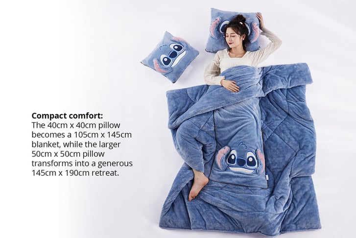 Pillow Blanket 2-in-1