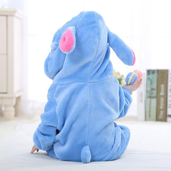 Snuggly Hooded Romper: Cozy Infant Sleepsuit