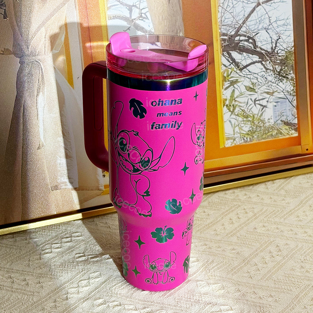 40oz Insulated Stainless Steel Tumbler with Handle