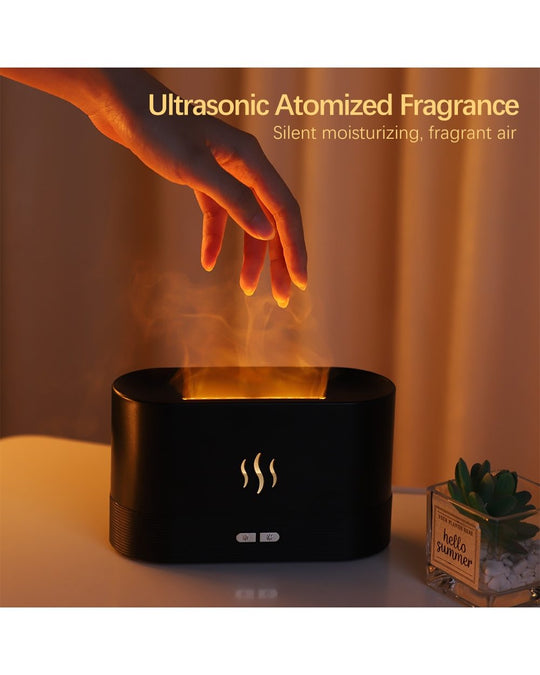 Flame Fire Humidifier Aromatherapy Diffuser