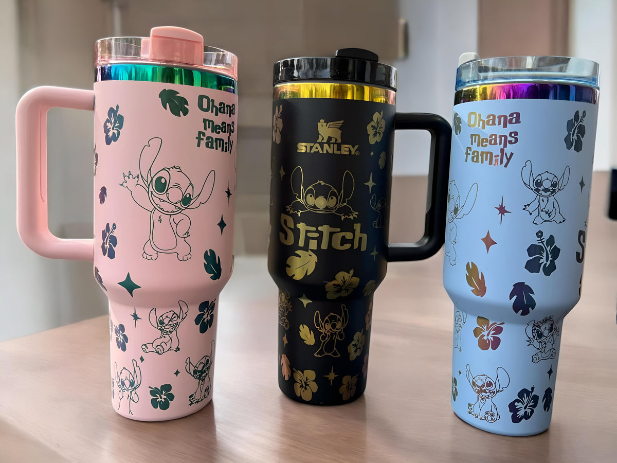 40oz Insulated Stainless Steel Tumbler with Handle