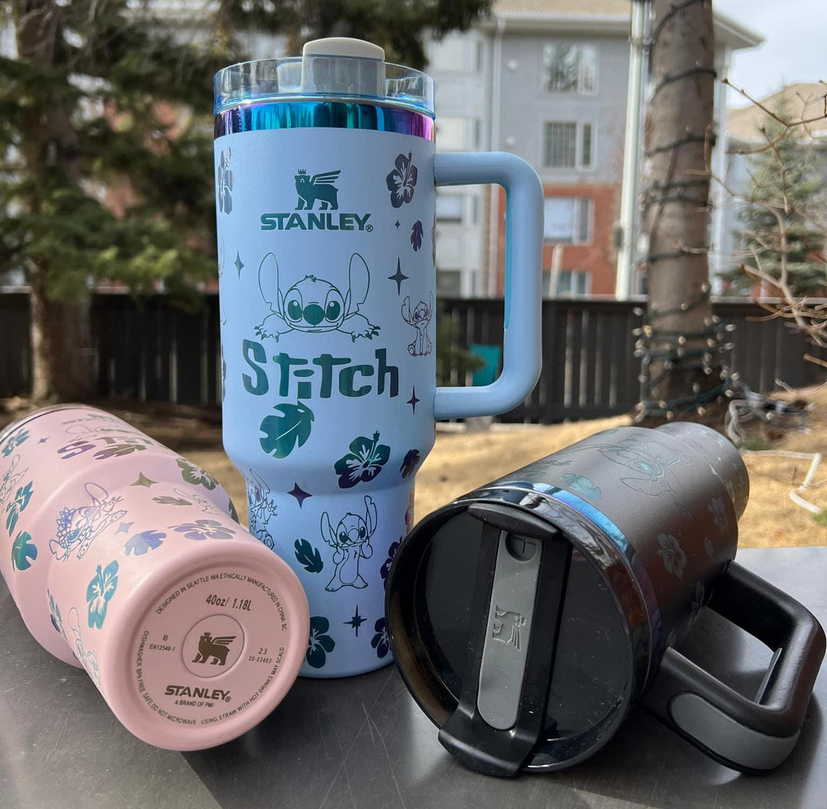 40oz Insulated Stainless Steel Tumbler with Handle