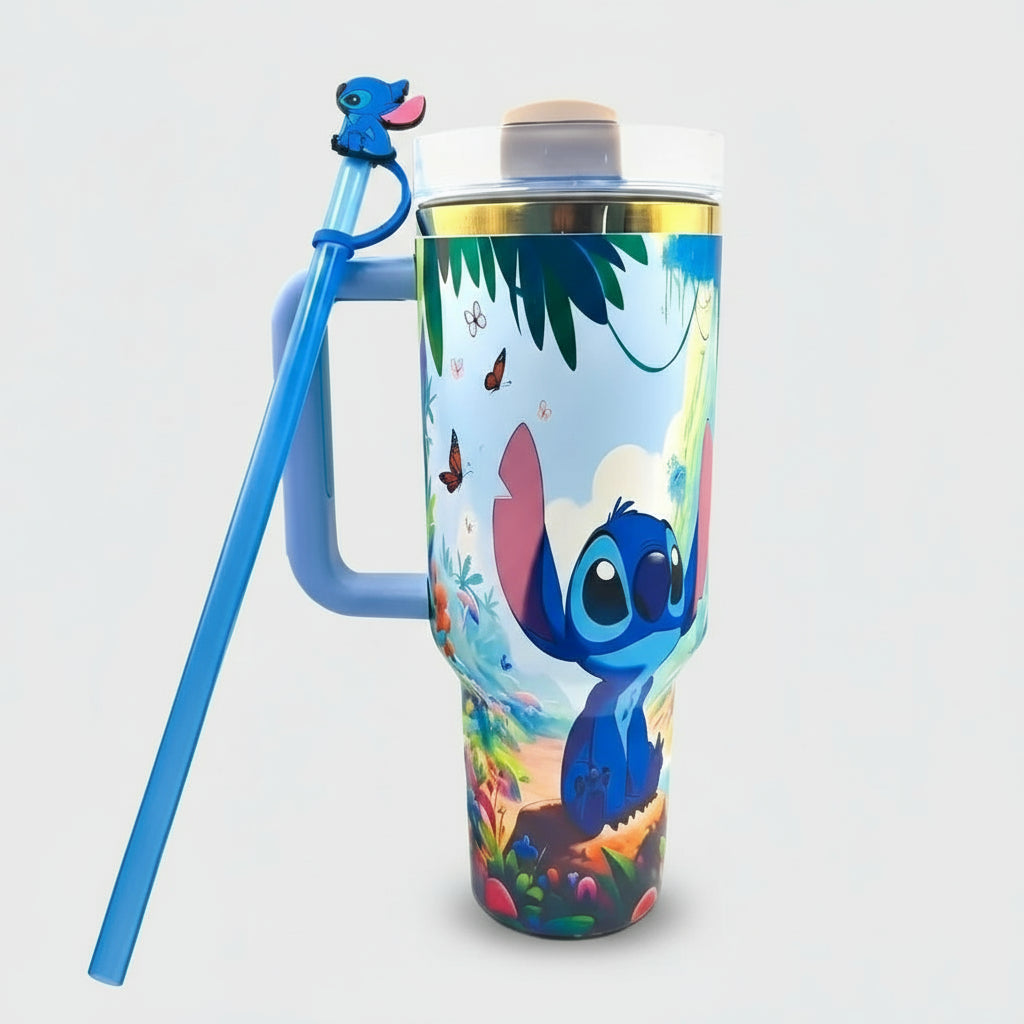 40oz Insulated Tumbler with Handle - Limited Edition Thermos Cup