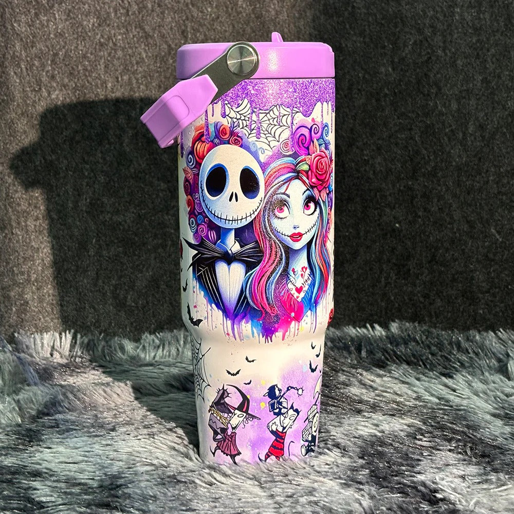 Spooky Romance 40oz Insulated Tumbler - Limited Edition Halloween Collection