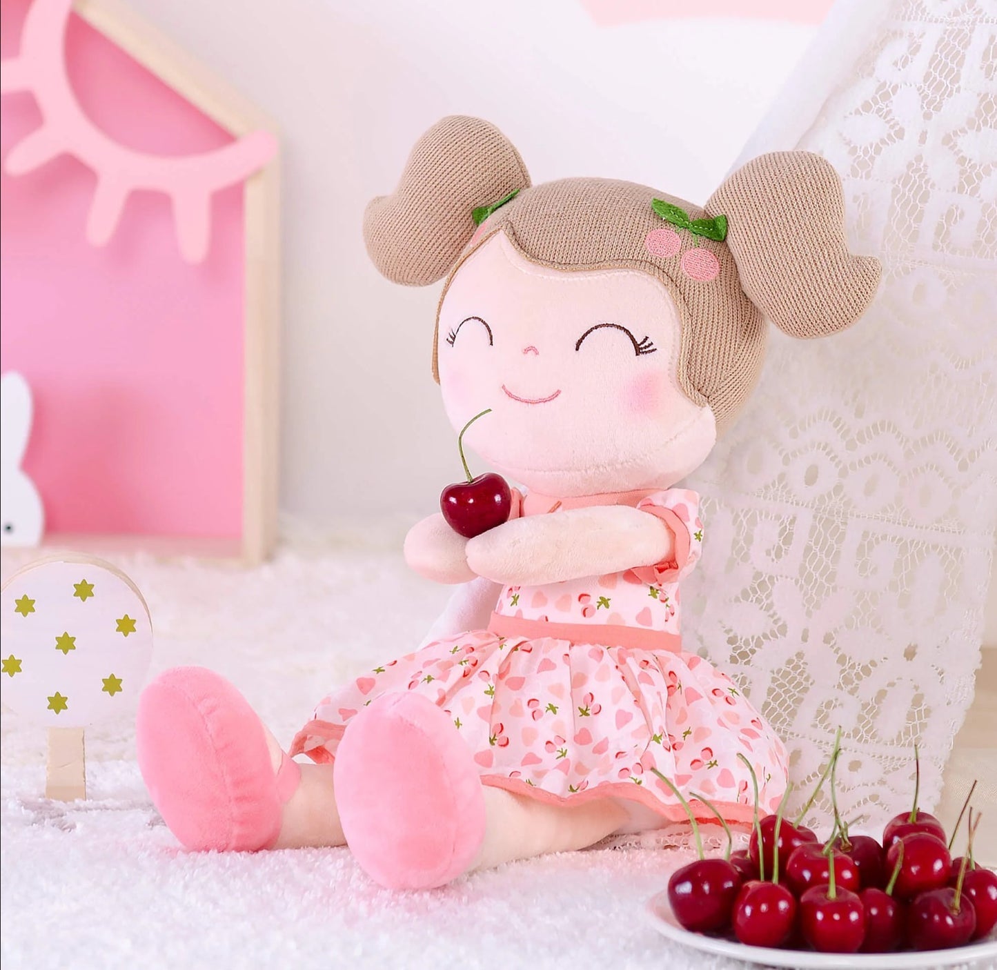 Baby Girl Heartbeat Doll Pink