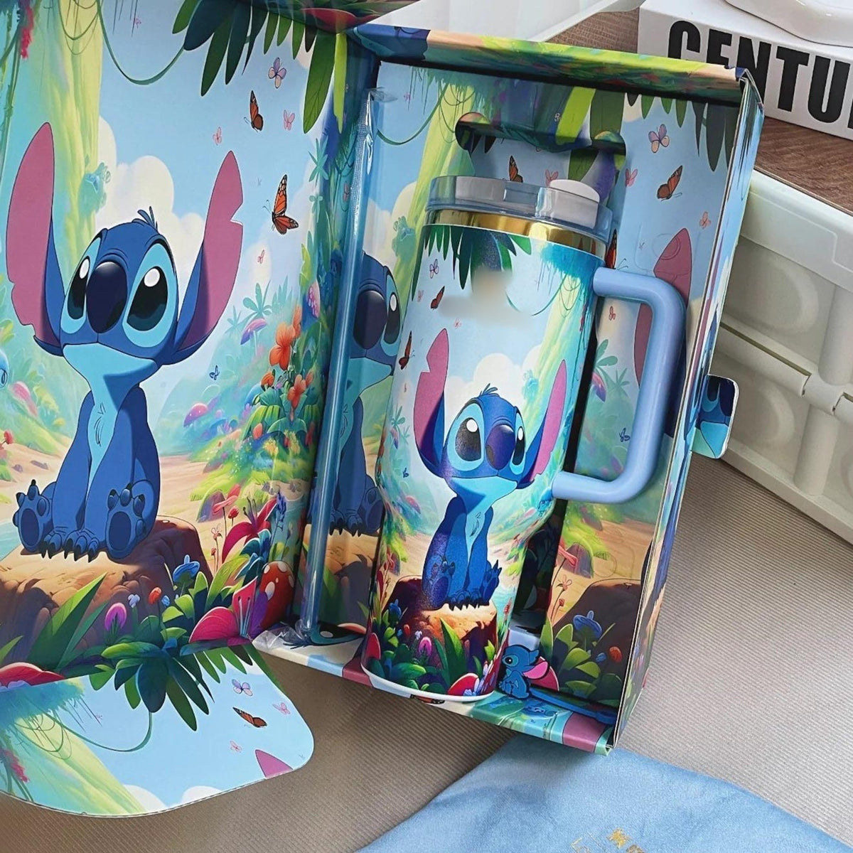Luvaria Blue Sky Insulated Tumbler with Straw