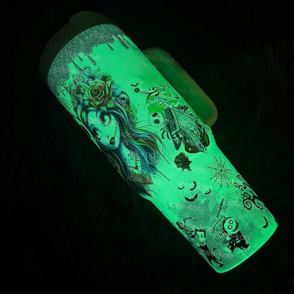 Spooky Romance 40oz Insulated Tumbler - Limited Edition Halloween Collection